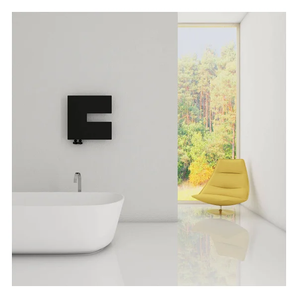 Carisa Coventry-R Yatay İnce Tasarım Çelik Radyatör Modern Tasarım Beyaz 47x47 Cm - Görsel 4