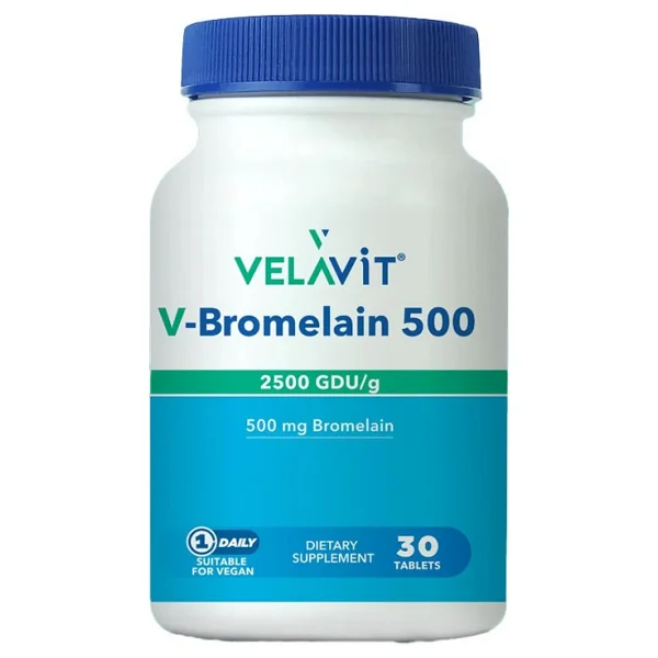Velavit V-Bromelain 500 Mg 30 Tablet - Görsel 3