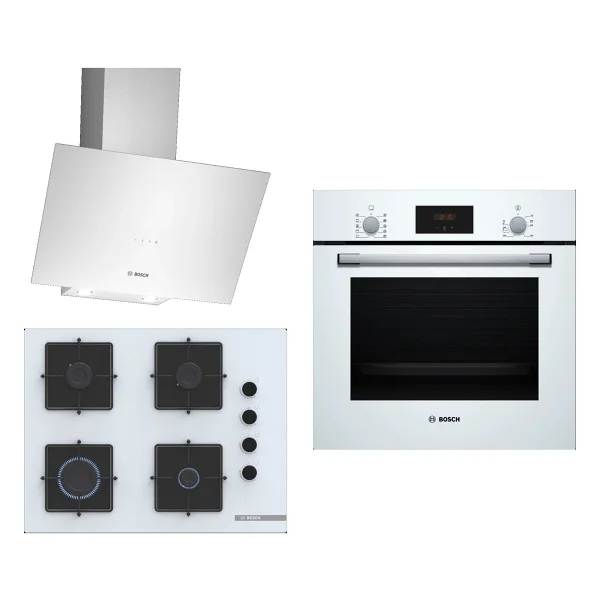 Bosch Beyaz 3 Lü Ankastre Set 302 ( Hbf512bw1t - Pop7c2p30o - Dwk64pj20t) - Görsel 5