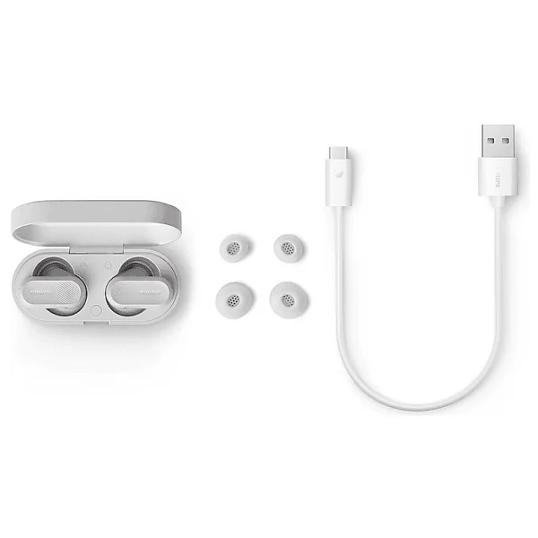 Philips Tat3509wt ANC TWS Beyaz Kulak İçi Bluetooth Kulaklık - Görsel 4