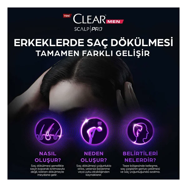 Clear Men Scalp Pro Güçlendirici Dökülme Karşıtı 70 Ml Saç Serumu - Görsel 4