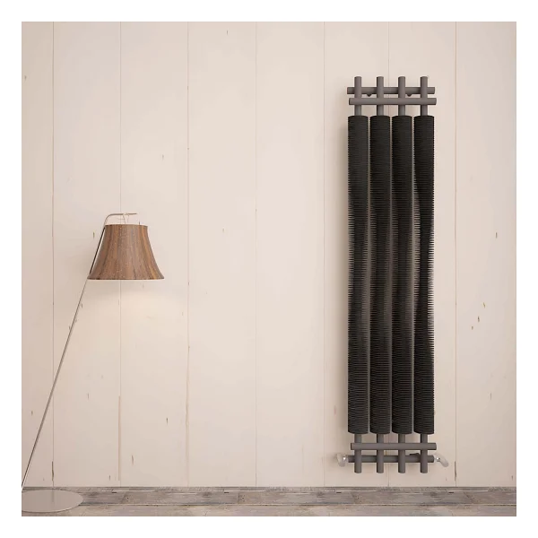 Carisa Dora Dikey Çelik Radyatör Modern Tasarım Açık Gri 180x49 Cm - Görsel 4