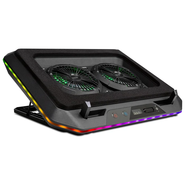 Classone Gt200 2 Fanlı RGB 15.6"-17" Laptop Soğutucu - Görsel 2