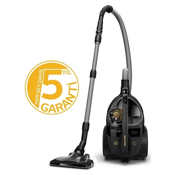 Philips Süpürge Toz Torbasız Maraton Ultimate 9125 Powercyclone 10 + Yüzmasaj Cihazı - Siyah - Görsel 6