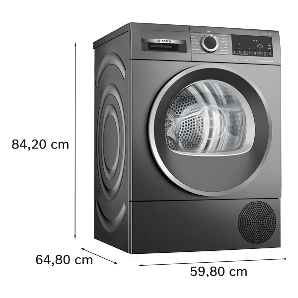 Bosch Wqg2420rtr 9 Kg Çamaşır Kurutma Makinesi - Görsel 4