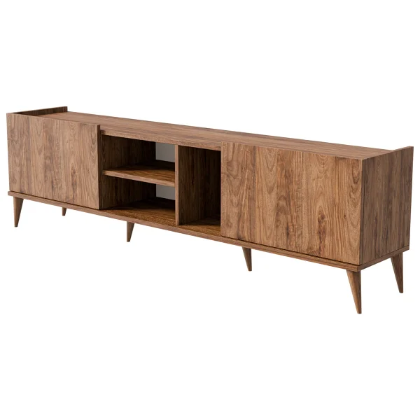 Mezza 1310 Elegante 180 Cm Modern Tasarımlı TV Ünitesi Ceviz Suntalam Malzeme Özellikleri - Görsel 8