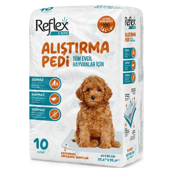 Reflex Care Kaydırmaz Köpek Alıştırma Pedi 60x90cm (10'lu) - Görsel 3