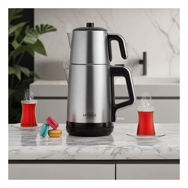 Aryıldız Tea Style 2000 W Inox Çay Makinesi - Görsel 2