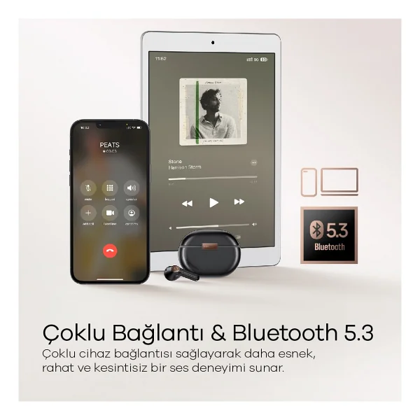 Soundpeats Air4 Pro ANC TWS Kulak İçi Bluetooth Kulaklık - Görsel 7