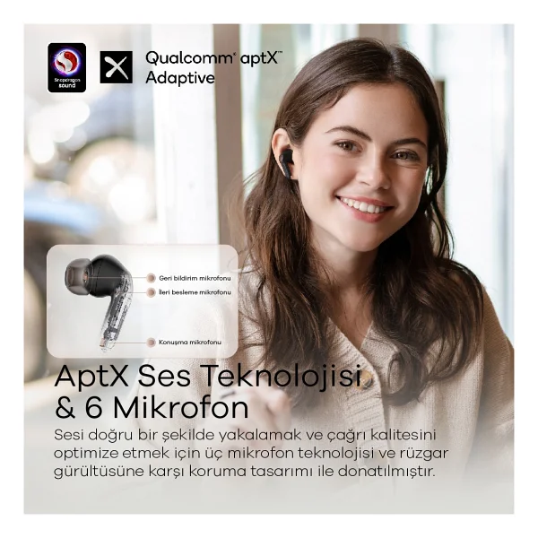 Soundpeats Air4 Pro ANC TWS Kulak İçi Bluetooth Kulaklık - Görsel 4