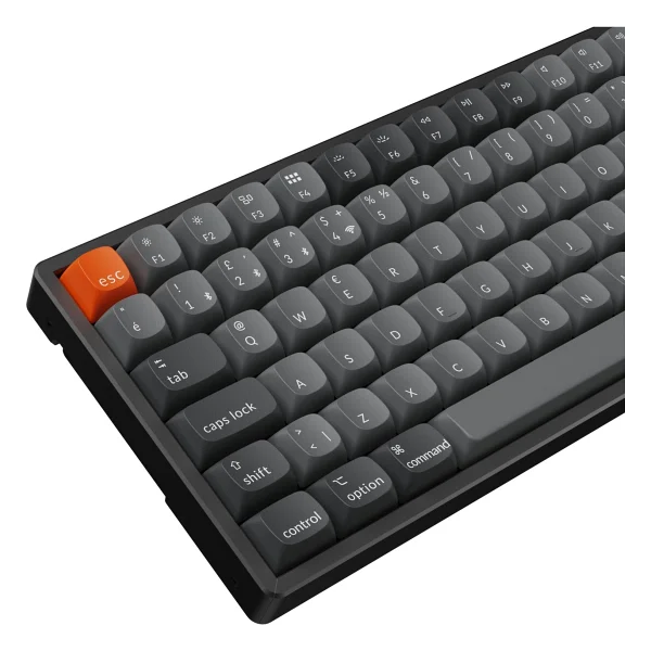 Keychron K2 Max Qmk RGB Tkl Super Red Switch Kablolu/Kablosuz Mekanik Oyuncu Klavyesi - Görsel 3
