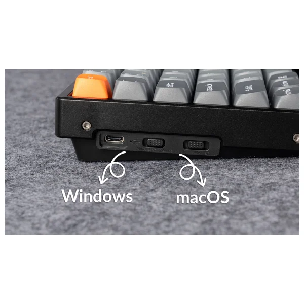 Keychron K2 Max Qmk RGB Tkl Super Red Switch Kablolu/Kablosuz Mekanik Oyuncu Klavyesi - Görsel 4