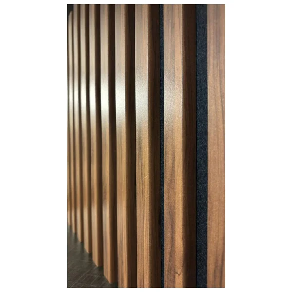Vera Dekor 60 x 275 Ceviz Plus Akustik Duvar Paneli / Mdf / 4mm Keçe / 8mmçıta