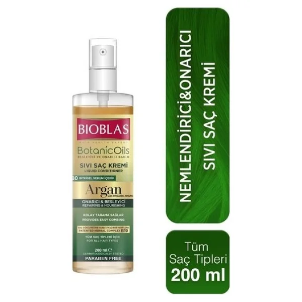 Bioblas Botanic Oils Argan Yağlı 200 Ml Sıvı Saç Kremi - Görsel 9