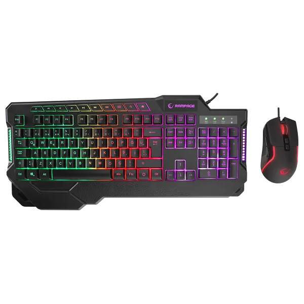 Rampage Heirloom Km-28 RGB Kablolu Oyuncu Klavye Mouse Seti - Görsel 6