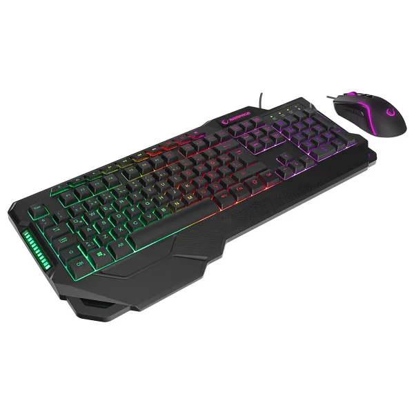 Rampage Heirloom Km-28 RGB Kablolu Oyuncu Klavye Mouse Seti - Görsel 4