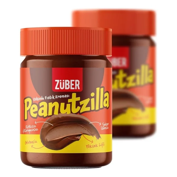 Züber Peanutzilla Kakaolu Fıstık Kreması X 2 Adet - Görsel 5