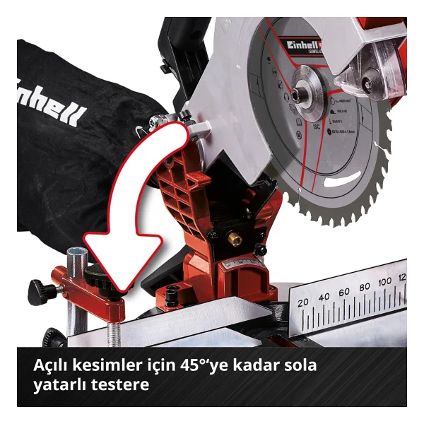Einhell Te-Ms 18/210 Li Gönye Testere - Görsel 6