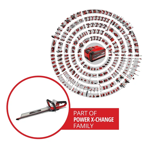 Einhell Arcurra 18/55 Aküsüz Çit Budama Makinesi - Görsel 2