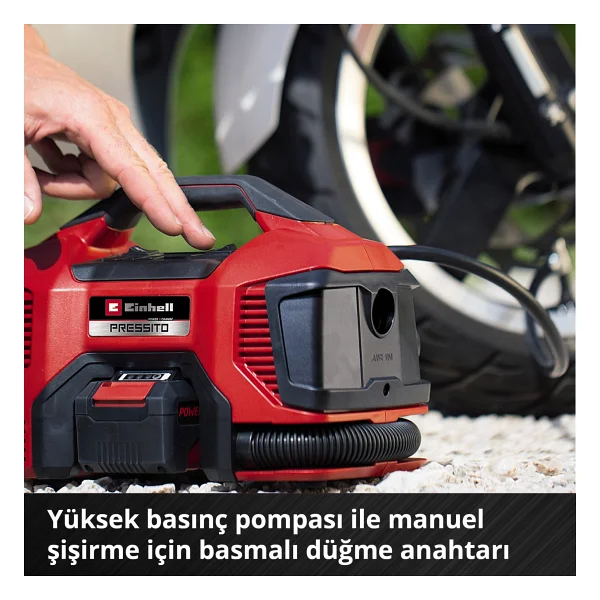 Einhell Pressito 18/21 Araç Kompresörü - Görsel 9