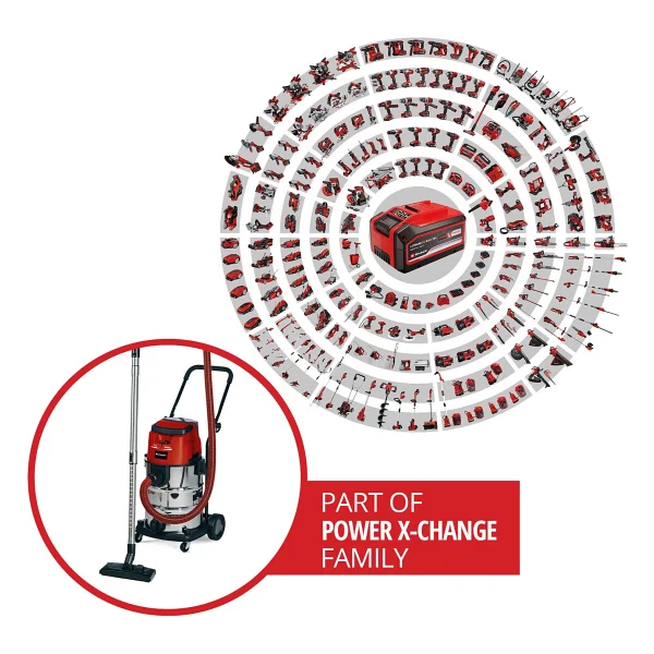 Einhell Te-Vc 36/30 Li S-Solo Akülü Islak Kuru Süpürge - Görsel 3