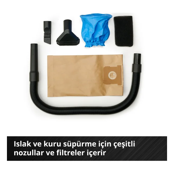 Einhell Te-Vc 18/10 Li-Solo Islak Kuru Akülü Süpürge - Görsel 9