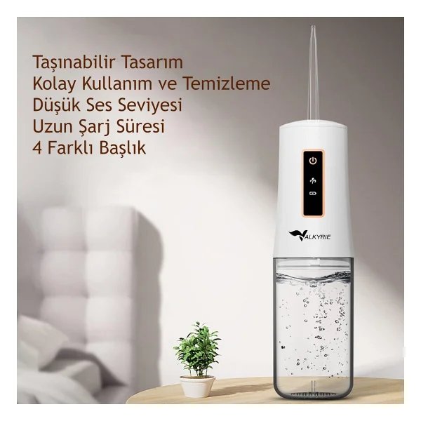 Valkyrie Sessiz Çalışma Diş Protez Bakım Ağız Duşu - Görsel 4