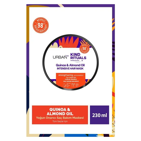 Urban Care Kind Rituals Kinoa Almond Oil 230 Ml Saç Maskesi - Görsel 8