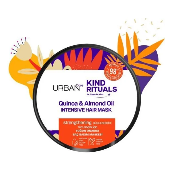 Urban Care Kind Rituals Kinoa Almond Oil 230 Ml Saç Maskesi - Görsel 3