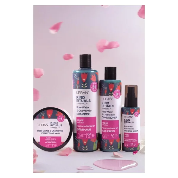 Urban Care Kind Rituals Rose Water & Chamomile Onarıcı 230 Ml Saç Maskesi - Görsel 6