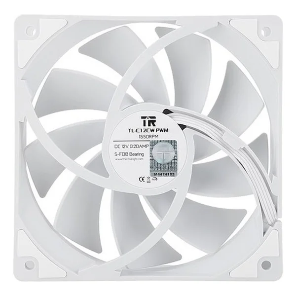 Thermalright Tl-C12cw Beyaz 12 Cm Kasa Fanı - Görsel 2