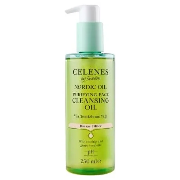 Celenes Nordic Oil Arındırıcı Hassas Ciltler İçin 250 Ml Yüz Temizleme Yağı - Görsel 8