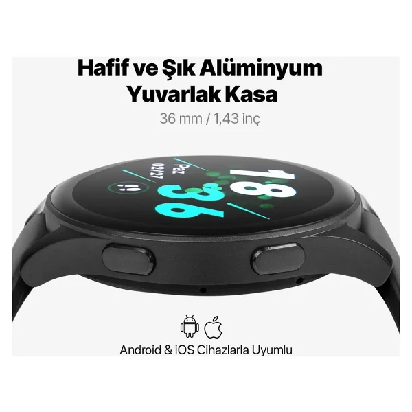Ttec Tempus Pro 34mm 2sw05 Siyah Akıllı Saat - Görsel 2