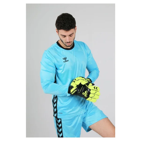 Hummel Elegance Kaleci Tek Üst Forma Buz Mavi XL - Görsel 2