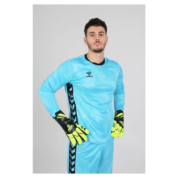 Hummel Elegance Kaleci Tek Üst Forma Buz Mavi XL - Görsel 6