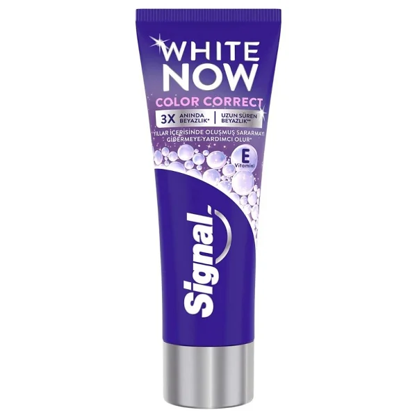 Signal White Now Color Correct 75 Ml Florürlü Diş Macunu - Görsel 4