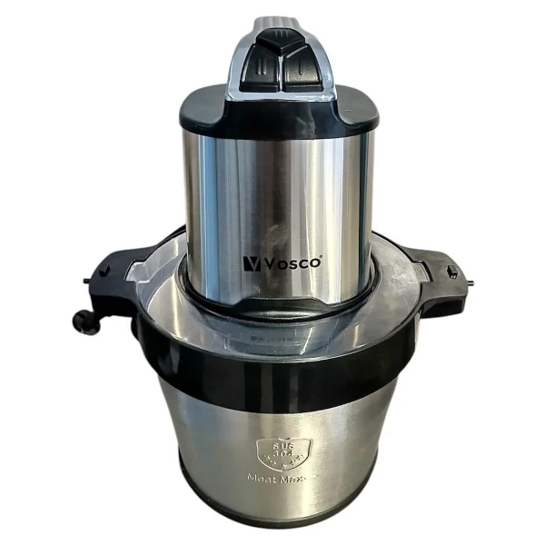 Vosco Yiyecek Parçalayıcı Paslanmaz Çelik 8 Lt. Elektrikli Mutfak Robotu Kıyma Makinesi Blender - Görsel 8