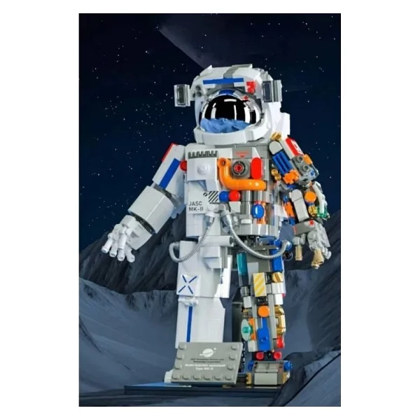 Jaki Maker Astronot JK9106 800 Parça Blok Oyuncak - Görsel 2