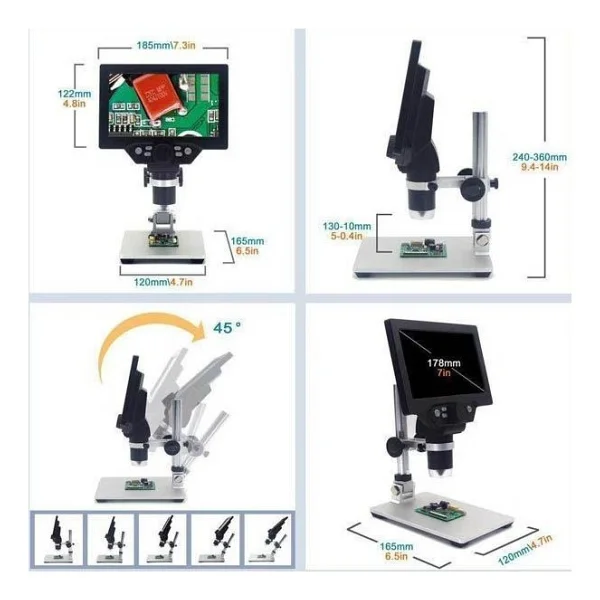 Class Cms071 HD 7'' Lcd Ekranlı Dijital Mikroskop - Görsel 3