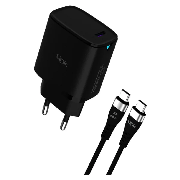 Linktech C316 45 W Type-C Kablolu Hızlı Şarj Aleti - Görsel 4