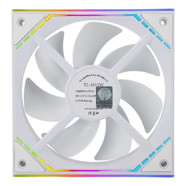 Thermalright Tl-M12w Argb Beyaz 12 Cm Kasa Fanı - Görsel 2