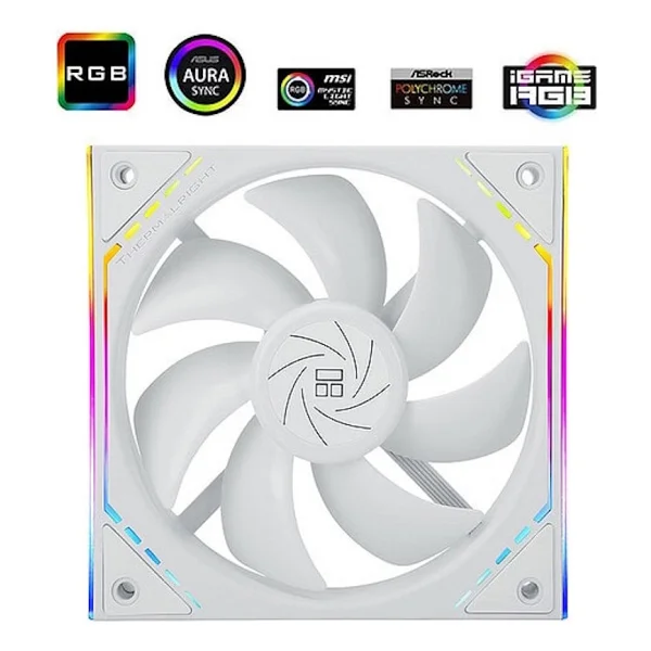 Thermalright Tl-M12w Argb Beyaz 12 Cm Kasa Fanı - Görsel 3