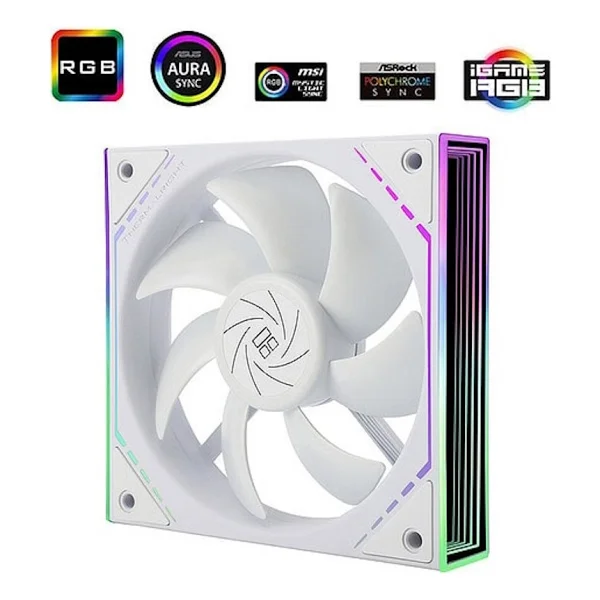 Thermalright Tl-M12w Argb Beyaz 12 Cm Kasa Fanı - Görsel 4