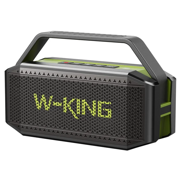 W-King D9-1 Yeşil Bluetooth Hoparlör - Görsel 10