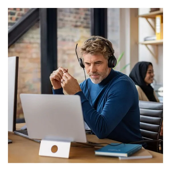 Jabra Evolve2 50 Duo Stereo USB-A Uc Çağrı Merkezi Kulaklığı - Görsel 4