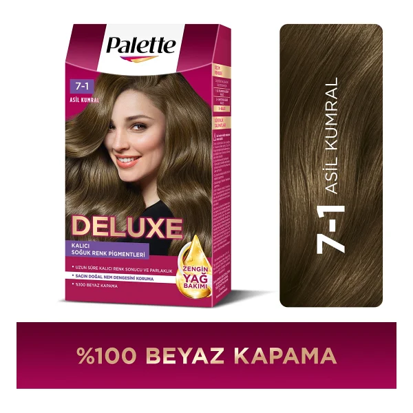 Palette Deluxe 7.1 Asil Kumral Saç Boyası - Görsel 5