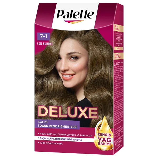 Palette Deluxe 7.1 Asil Kumral Saç Boyası - Görsel 6