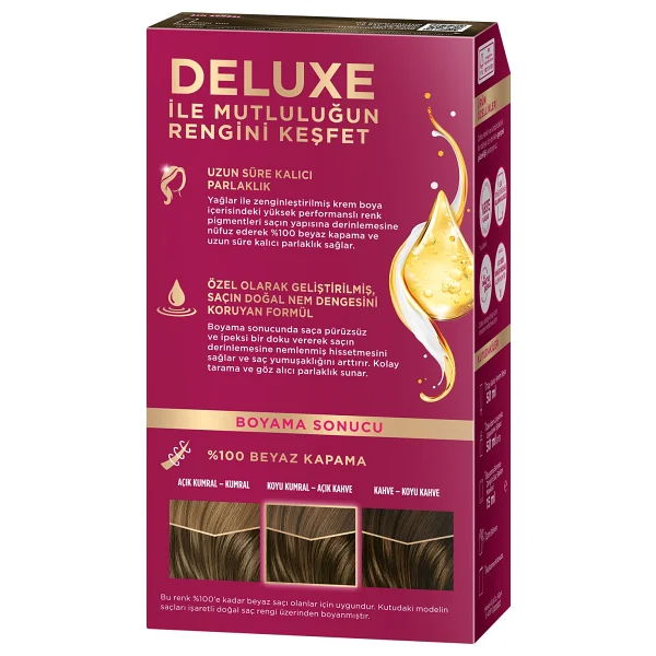 Palette Deluxe 7.1 Asil Kumral Saç Boyası - Görsel 7