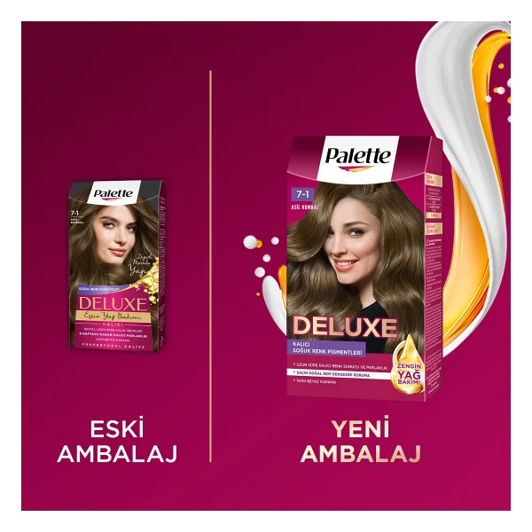 Palette Deluxe 7.1 Asil Kumral Saç Boyası - Görsel 8