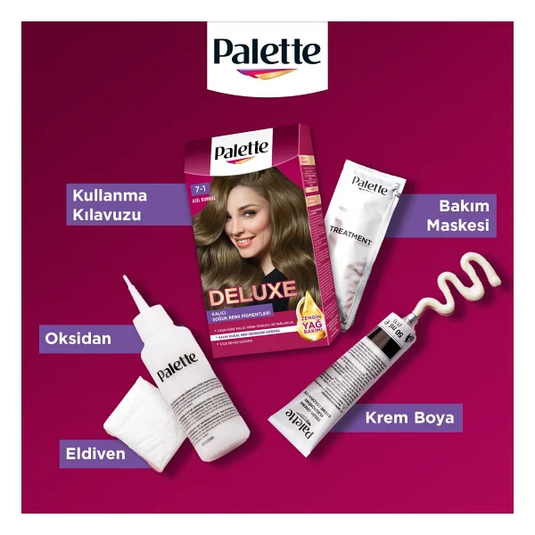 Palette Deluxe 7.1 Asil Kumral Saç Boyası - Görsel 10